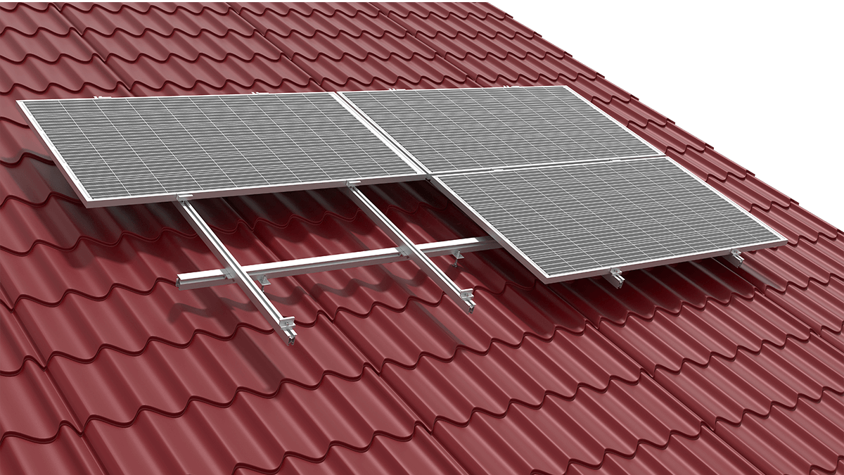 SYSTEM FOR A ROOF COVERED WITH METAL TILES