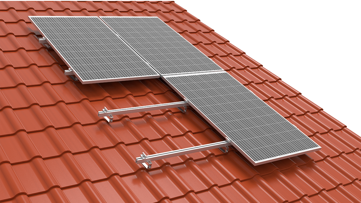 SYSTEM FOR A ROOF COVERED WITH CERAMIC TILES
