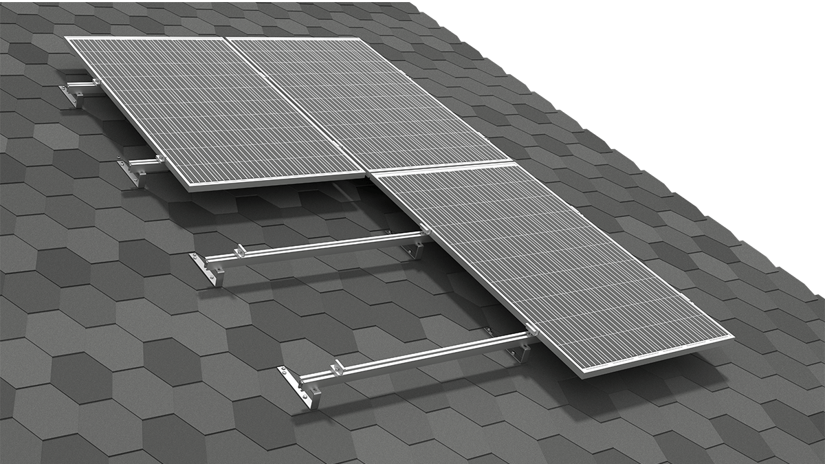 SYSTEM FOR A ROOF COVERED WITH ROOF SHINGLES/SLATE TILES