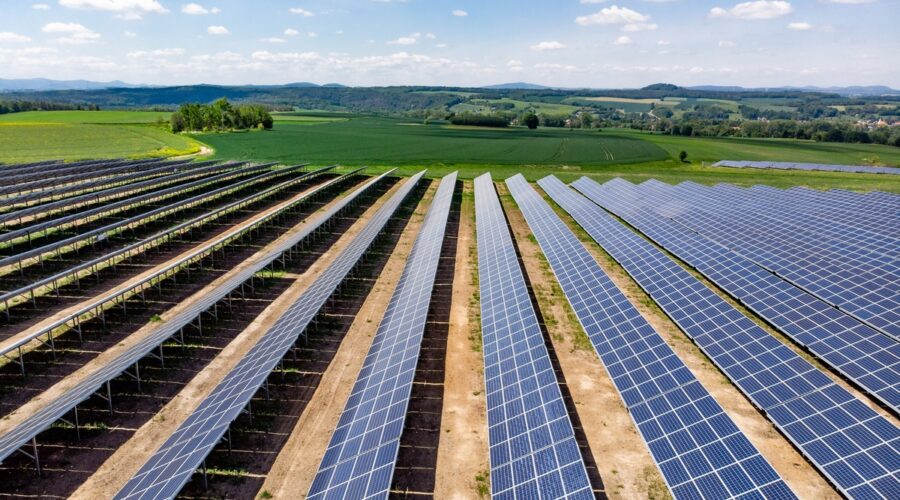 Energy5 structures at a 49 MW PV farm