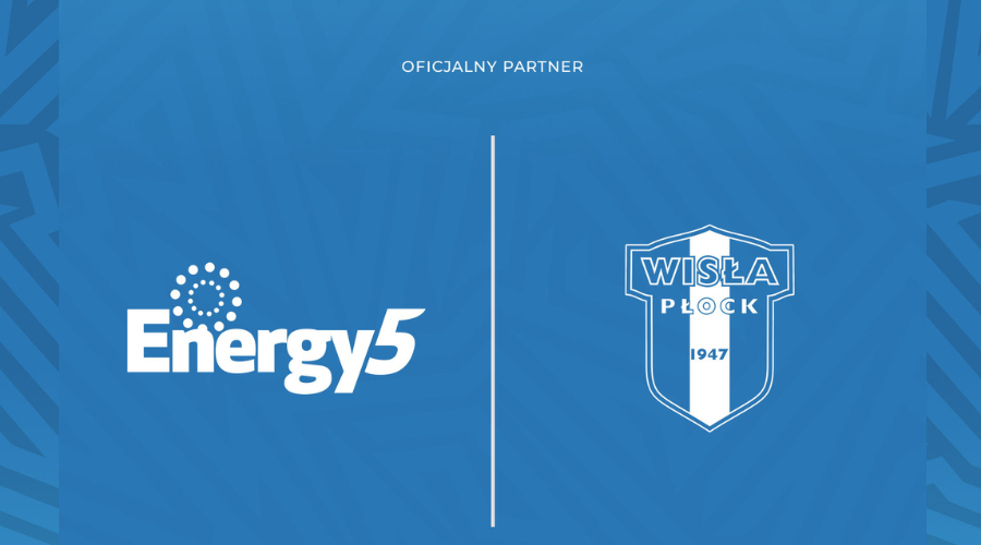 Energy5 kontynuuje współpracę z Wisłą Płock i podwaja wsparcie!