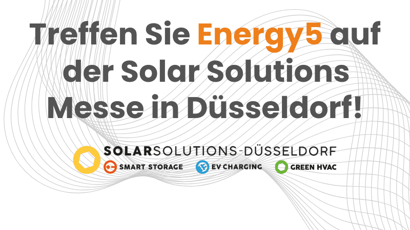 Energy5 wird sein Angebot in Düsseldorf vorstellen